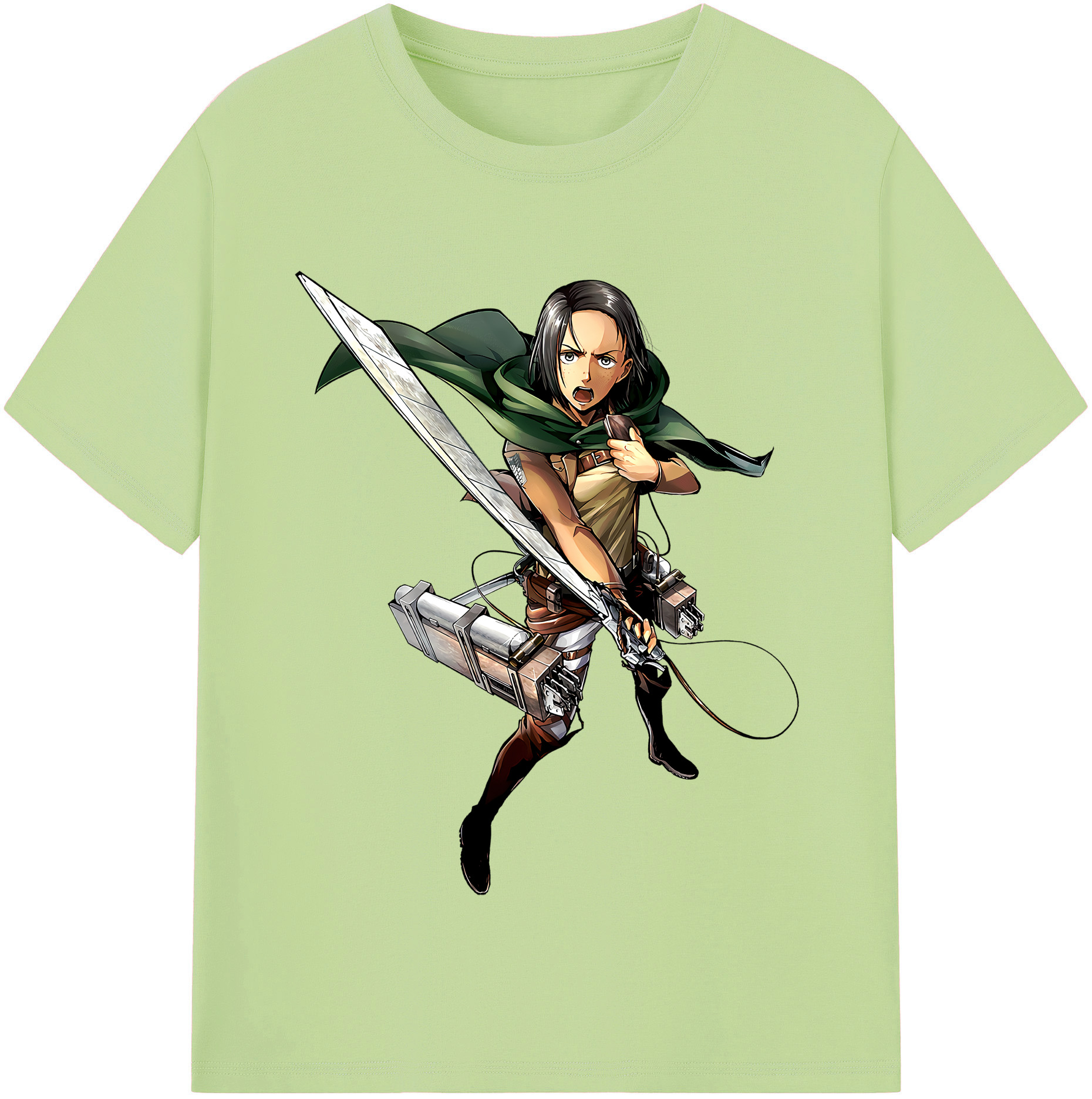 （画像用） 進撃の巨人 Attack on Titan 綿100％半袖Tシャツ（フロントプリント）